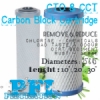 d CTO CCT Carbon Block Filter Cartridge Briquette  medium
